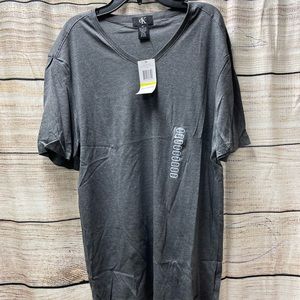 Gray Calvin Klein Men's t-shirt 100% cotton
